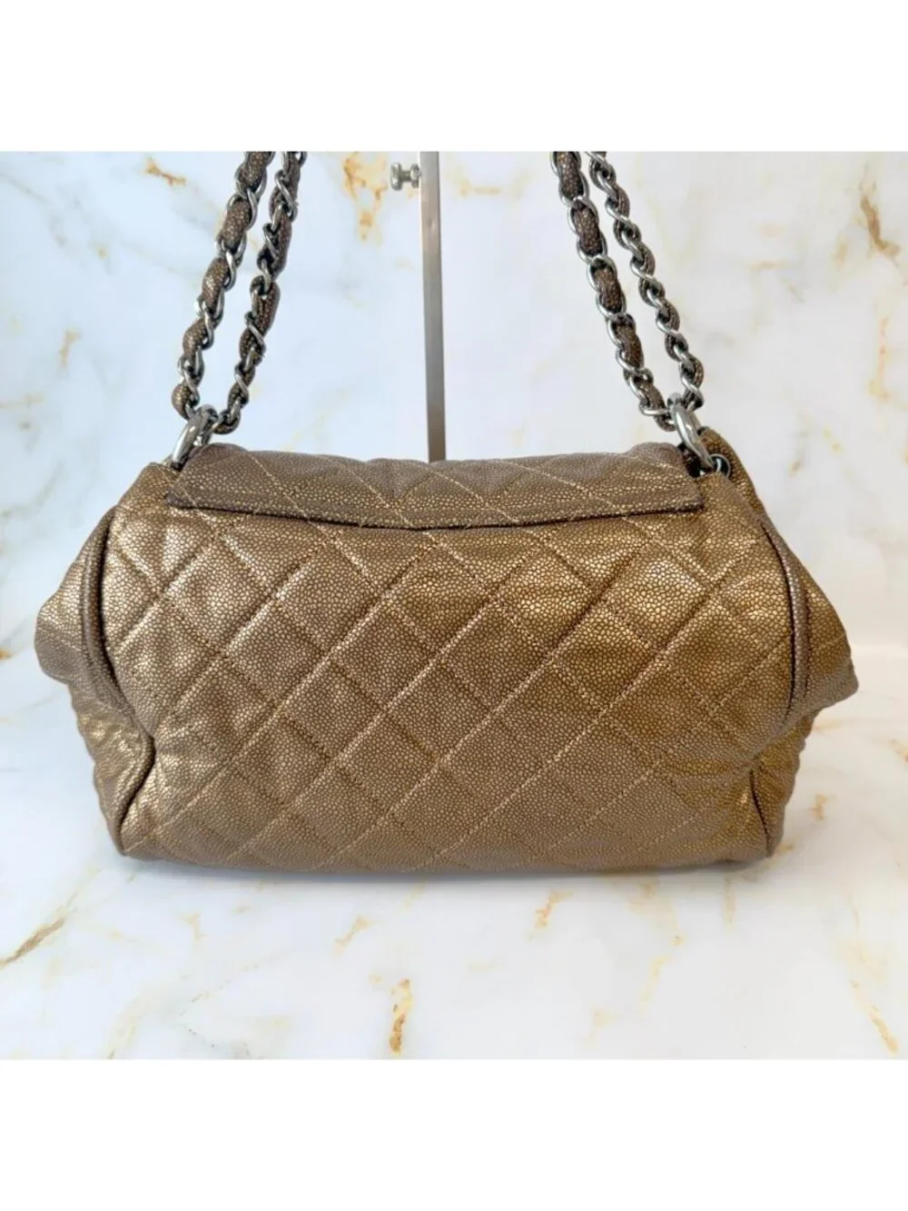 Chanel Quilted CC Logo Chain Shoulder